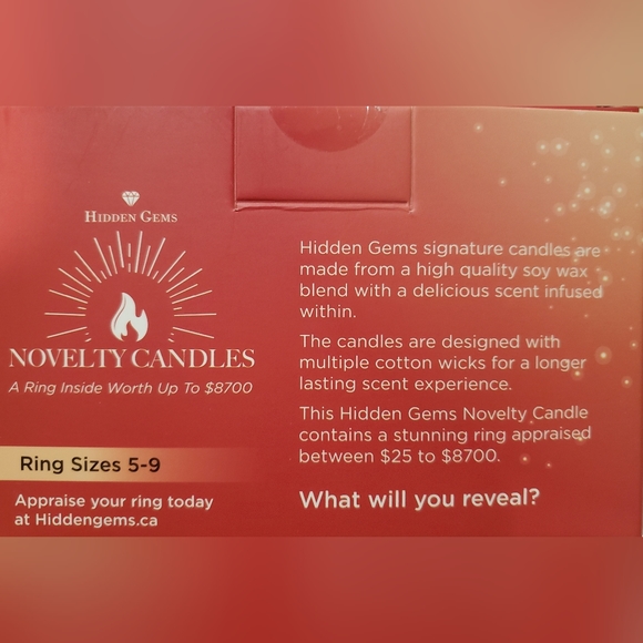 New Hidden Gems Candle, Tomato Soup - Picture 3 of 3